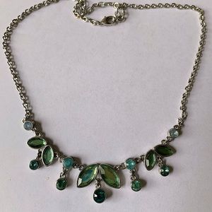 Beaded Leaf Necklace